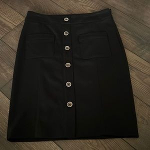 Banana Republic black skirt- size 8